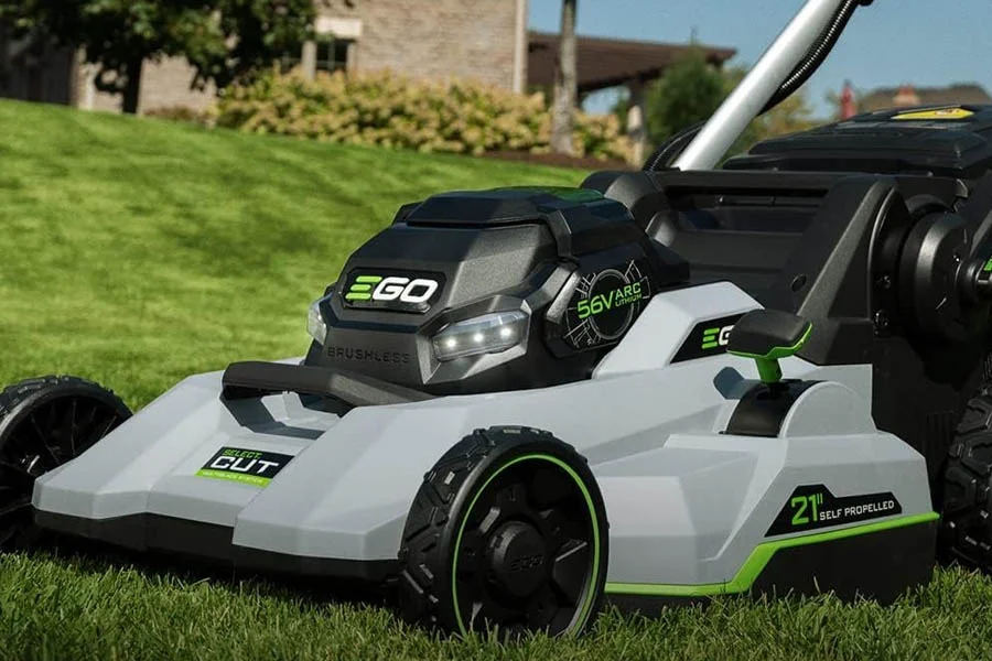 cordless battery lawn mower